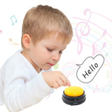 Recordable Talking Easy Carry Voice Recording Sound Button for Kids Pet Dog Interactive Toy Answering Buttons Party Noise Makers