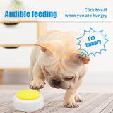 Pet Squeak Toy Recordable Talking Communication Button To Speak Pet Training Toy Interactive Toy Answering Universal For Dog Toy