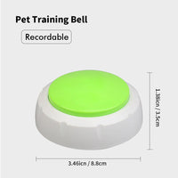 Pet Squeak Toy Recordable Talking Communication Button To Speak Pet Training Toy Interactive Toy Answering Universal For Dog Toy