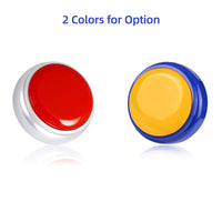 30 Seconds Recordable Talking Button Voice Custom Playback Recording Sound Buttons for Dogs Kids Toy Gift Answer Buzzers