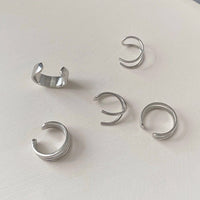 Fashion Simple Smooth Ear Cuffs Clip Earrings for Women No Piercing Fake Cartilage Earring Gifts