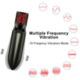 10 Modes G-Spot Mini Bullet Vibrators For Women Clitoris Stimulator Powerful USB Rechargeable Massager Sex Toys For Adults 18