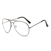 Fashion Polit Glass Frame Women Retro Clear Lens Optical Glasses Brand Designer Black Frame Alloy Eyeglasses Unisex