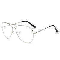 Fashion Polit Glass Frame Women Retro Clear Lens Optical Glasses Brand Designer Black Frame Alloy Eyeglasses Unisex