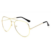 Fashion Polit Glass Frame Women Retro Clear Lens Optical Glasses Brand Designer Black Frame Alloy Eyeglasses Unisex