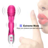 Powerful Dildo Vibrator Sex Toys For Women G-Spot Clitoris Stimulation Silicone Soft Rabbit Vibrators Female Goods for Adults
