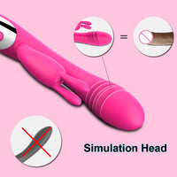 Powerful Dildo Vibrator Sex Toys For Women G-Spot Clitoris Stimulation Silicone Soft Rabbit Vibrators Female Goods for Adults