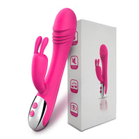 Powerful Dildo Vibrator Sex Toys For Women G-Spot Clitoris Stimulation Silicone Soft Rabbit Vibrators Female Goods for Adults