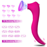 2 Motors Clit Sucker Vibrator Nipples Clitoris  Powerful Stimulator G-Spot Massager Dildo Female Sex Toys Goods For Women Adults