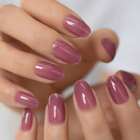 Beige Gradient French Manicure Tips Gorgeous and Classy Natural Fake Nails Faded Nails Designed