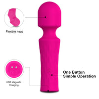 10 Modes Powerful Mini AV Vibrator Magic Wand For Women Clitoris Stimulator Female Masturbator Goods Sex Toys For Adults 18