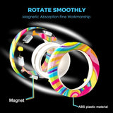 Magnetic Rings AntiStress Fidget Toy Magic RingTool Bracelet Magnetic Rings Finger Spinner RingTool Kids Adult Decompression Toy