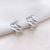 Silver Color Earrings For Women/Men Small Hoop Earrings Ear Bone aros Tiny Ear Nose Ring Girl aretes ear hoops