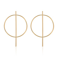 Fashion Statement Earrings 2020 Big Geometric Round Earrings For Women Hanging Dangle Earrings Drop Earing Modern Female Jewelry