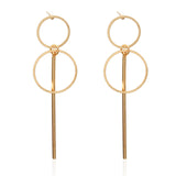 Fashion Statement Earrings 2020 Big Geometric Round Earrings For Women Hanging Dangle Earrings Drop Earing Modern Female Jewelry