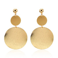 Fashion Statement Earrings 2020 Big Geometric Round Earrings For Women Hanging Dangle Earrings Drop Earing Modern Female Jewelry