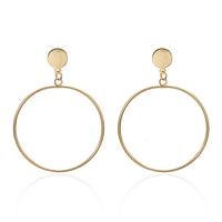 Fashion Statement Earrings 2020 Big Geometric Round Earrings For Women Hanging Dangle Earrings Drop Earing Modern Female Jewelry