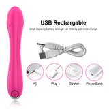 G-Spot Vibrator For Women Clitoris Stimulator USB Rechargeable Silicone Dildo Vibrators Sex Machine Toys Erotic Goods for Adults