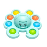 Antistress Push Bubbles Fidget Spinner Toys For Adults Children Kids Relieve Stress Gift New Face Change Finger Spinner Toy