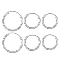 12 Pairs Hoop Earrings Set Big Circle Earring Fashion Jewelry for Women Girls Steampunk Ear Clip korean Earrings 2020