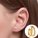 1Pc Helix Cartilage Conch Fake Without Piercing Cuff Earring Earcuff Wrap Rock Earring Cuff No Piercing Women Clip Adjustable