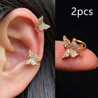 1Pc Helix Cartilage Conch Fake Without Piercing Cuff Earring Earcuff Wrap Rock Earring Cuff No Piercing Women Clip Adjustable