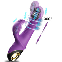 2022 Rabbit Vibrator Automatic Telescopic Rotation G-Spot Clitoris Stimulator Female Masturbation Sex Toys For Women Adults 18