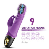 2022 Rabbit Vibrator Automatic Telescopic Rotation G-Spot Clitoris Stimulator Female Masturbation Sex Toys For Women Adults 18