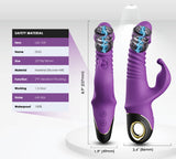 2022 Rabbit Vibrator Automatic Telescopic Rotation G-Spot Clitoris Stimulator Female Masturbation Sex Toys For Women Adults 18