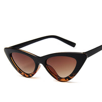 Cute Sexy Retro Cat Eye Sunglasses Women Small Black White Triangle Vintage Cheap Ladies Sun Glasses Red Female UV400