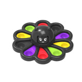 Antistress Push Bubbles Fidget Spinner Toys For Adults Children Kids Relieve Stress Gift New Face Change Finger Spinner Toy