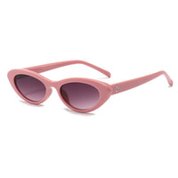 Retro Cat Eye Sunglasses Women Luxury Brand Designer Eyewear Women/Men Oval Pink Glasses Women Gafas De Sol Mujer