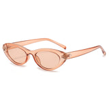 Retro Cat Eye Sunglasses Women Luxury Brand Designer Eyewear Women/Men Oval Pink Glasses Women Gafas De Sol Mujer