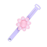 Spinning top Popping Fidget Toys Its Anti stress Wristband Whirl Light Silicagel Bracelet Kawaii Push Bubble Kids Gifts