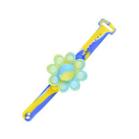 Spinning top Popping Fidget Toys Its Anti stress Wristband Whirl Light Silicagel Bracelet Kawaii Push Bubble Kids Gifts