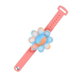 Spinning top Popping Fidget Toys Its Anti stress Wristband Whirl Light Silicagel Bracelet Kawaii Push Bubble Kids Gifts