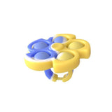 Spinning top Popping Fidget Toys Its Anti stress Wristband Whirl Light Silicagel Bracelet Kawaii Push Bubble Kids Gifts