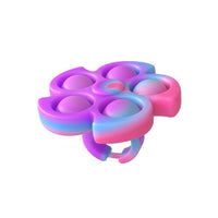 Spinning top Popping Fidget Toys Its Anti stress Wristband Whirl Light Silicagel Bracelet Kawaii Push Bubble Kids Gifts