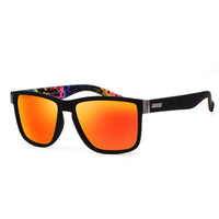 Fashion Wrap Square Frame Retro Decorative Polarized Sunglasses Women Men Versatile Pattern Frame Sunglasses For Adults