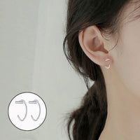 Hot Trendy Square Earrings Irregular Stud Earrings New Exaggerated Cold Wind Fashion Earring for Women Statement  Accessories