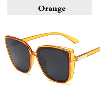 Cateye Designer Sunglasses Women 2021 Retro Sunglasses Women Square Glasses Women/Men Luxury Oculos De Sol