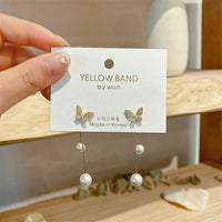 New Korean Arrival Metal Trendy Fresh Lovely Sweet Grey Leaf Stud Earrings For Women Fashion Jewelry