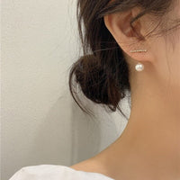 New Korean Arrival Metal Trendy Fresh Lovely Sweet Grey Leaf Stud Earrings For Women Fashion Jewelry