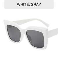 Cat Eye Oversized Sunglasses Women 2021 Gradient Eyewear Shades for Women Wholesale Luxury Square Glasses Gafas De Sol