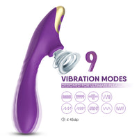 Powerful Clit Sucker Oral Dildo G-Spot Vibrator Sex Toys Female Masturbation Goods for Women Adults Clitoris Vacuum Stimulator