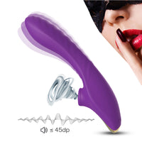 Powerful Clit Sucker Oral Dildo G-Spot Vibrator Sex Toys Female Masturbation Goods for Women Adults Clitoris Vacuum Stimulator