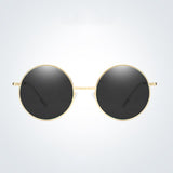 Luxury Round Sunglasses Men Polarized Glasses For Men/Women Punk Retro Sunglasses Men Mirror Gafas De Sol Hombre
