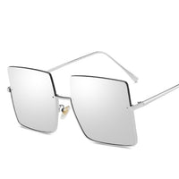 Square Rimless Sunglasses Women Luxury Glasses Women/Men Retro Brand Eyeglasses Women Metal Gafas De Sol Mujer