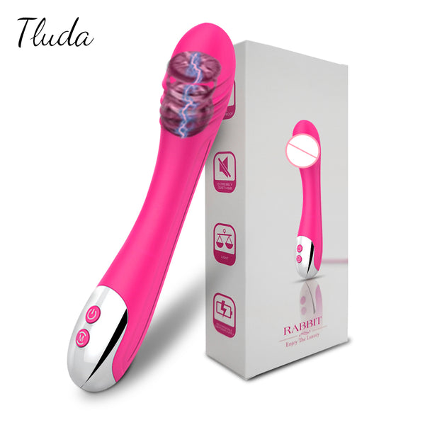 Powerful Dildo Vibrator Sex Toys For Women G-Spot Clitoris Stimulation Silicone Soft Rabbit Vibrators Female Goods for Adults