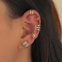 Fashion Simple Smooth Ear Cuffs Clip Earrings for Women No Piercing Fake Cartilage Earring Gifts